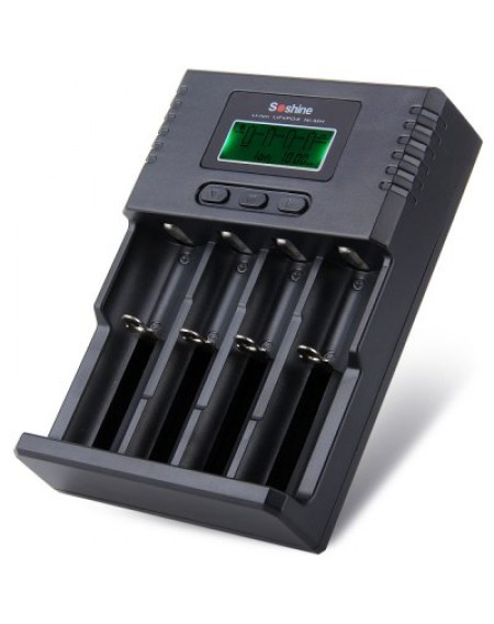 Soshine H4 US Plug 4-Slot Battery Charger