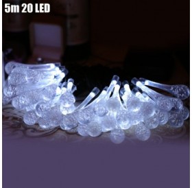 5m 20 LEDs Solar String Light for Xmas Party